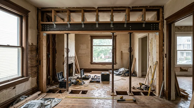 Beam Replacement & Load-Bearing Wall Removal Cleveland